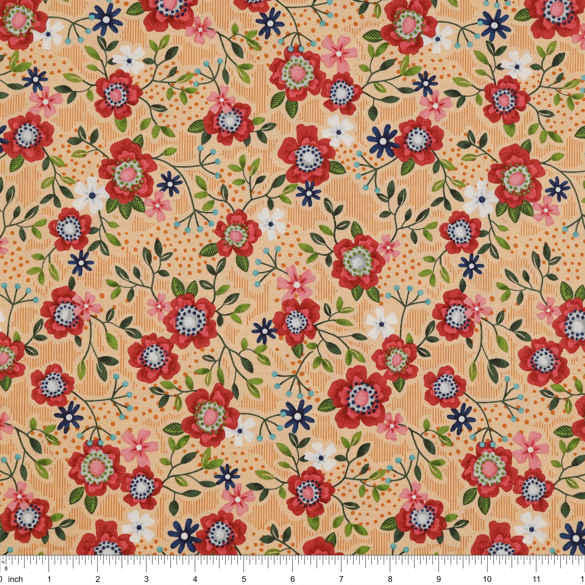 Wander Lane Fabric Collection - Primrose Path Apricot - Image 3