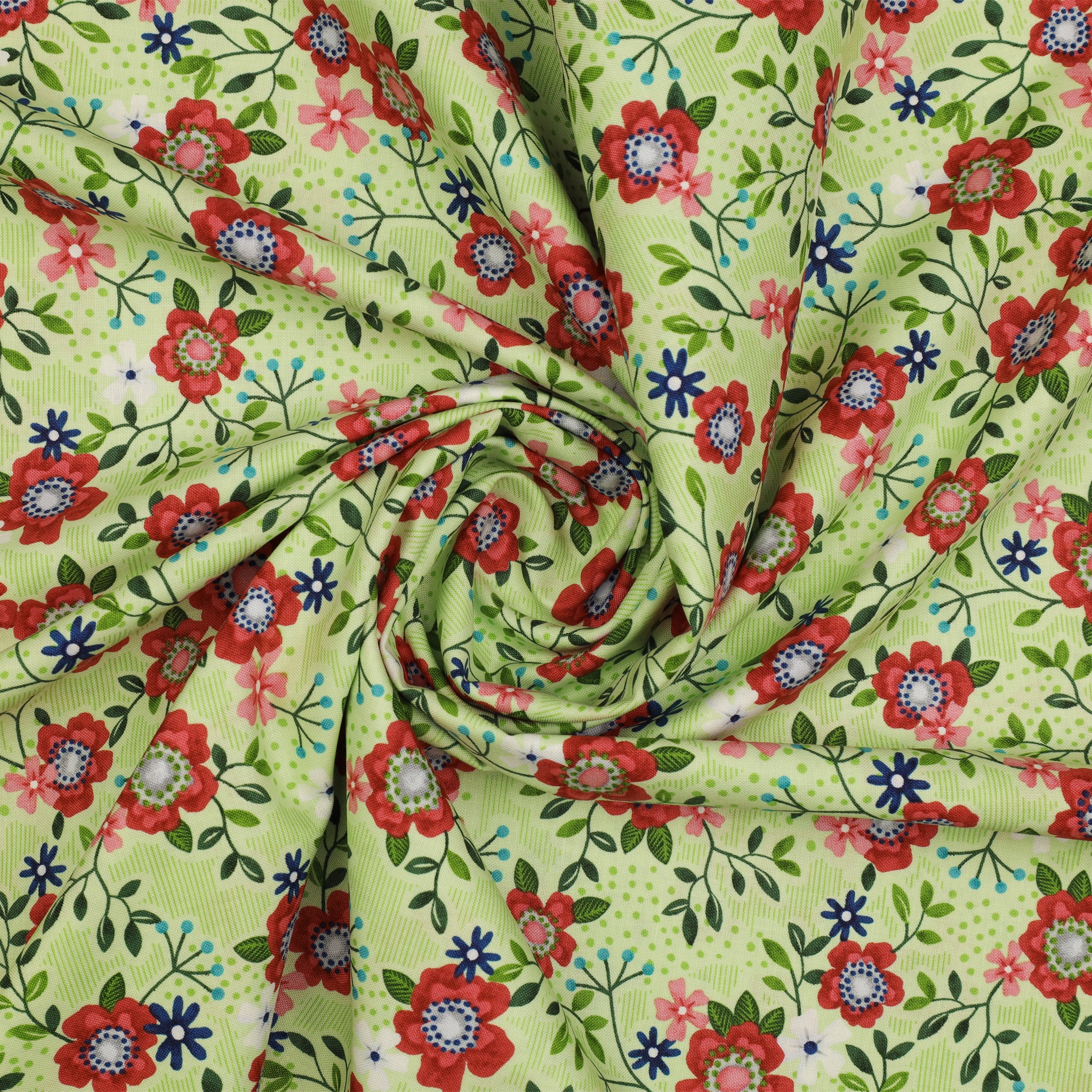 Wander Lane Fabric Collection - Primrose Path Celery - Image 2