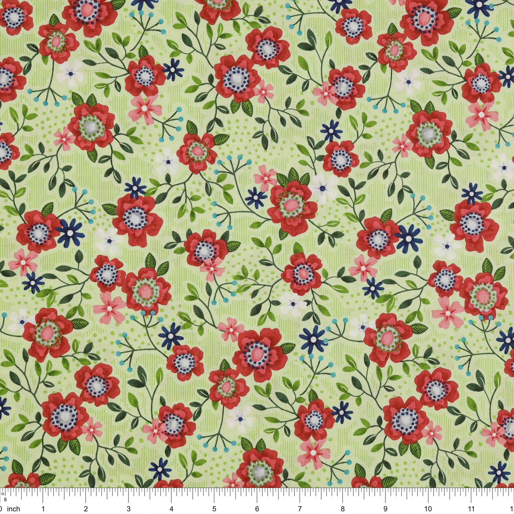 Wander Lane Fabric Collection - Primrose Path Celery - Image 3