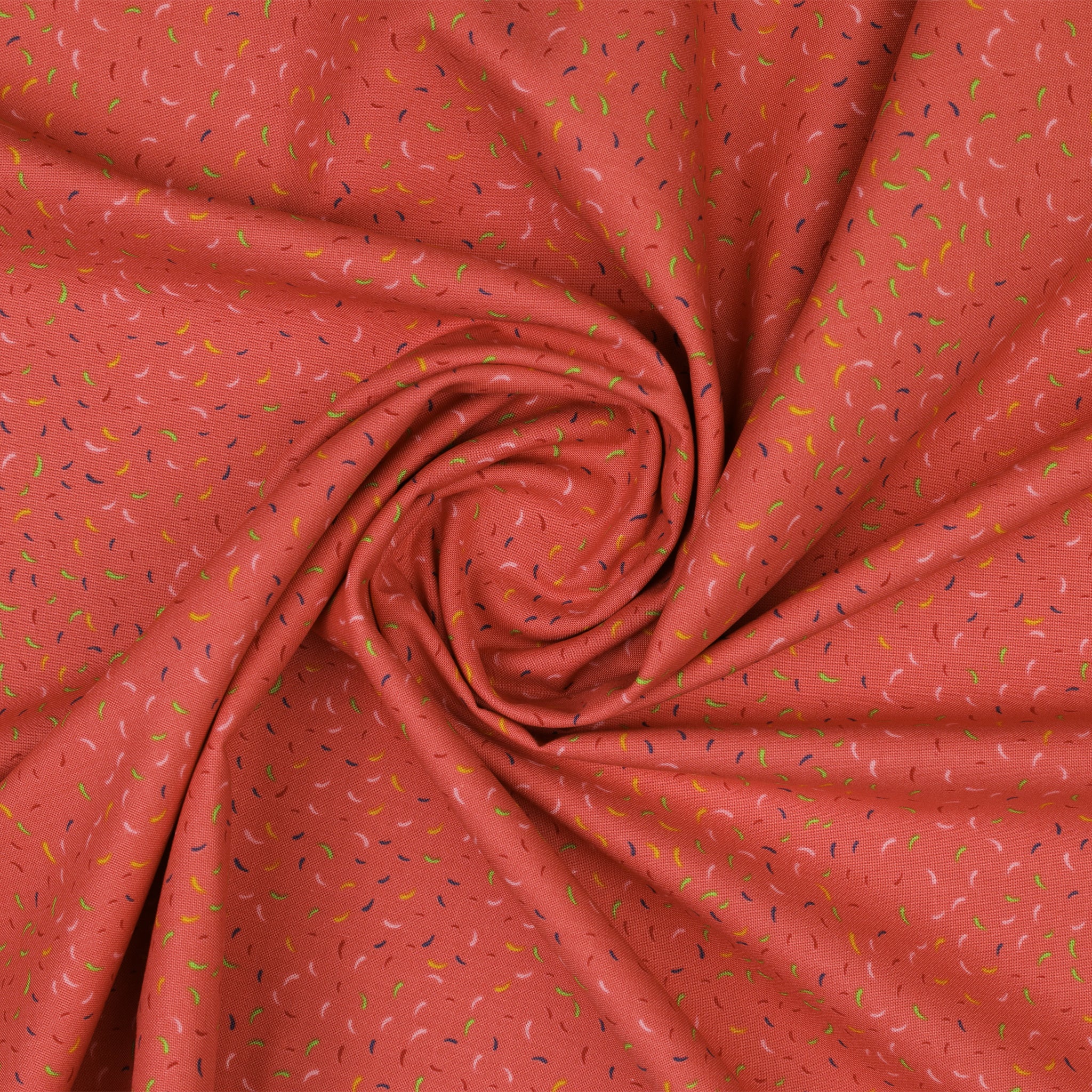 Wander Lane Fabric Collection - Snippets Salmon - Image 2