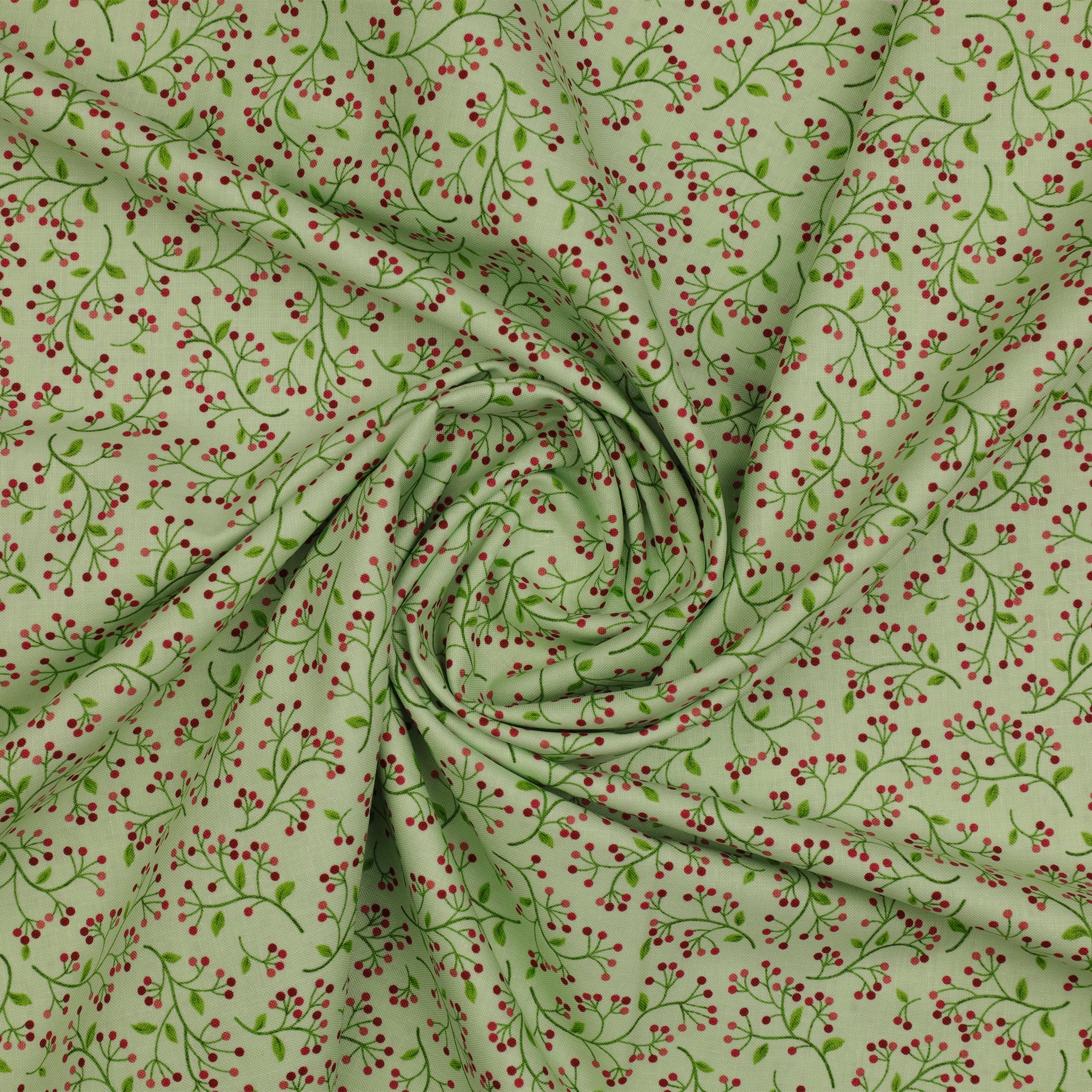 Wander Lane Fabric Collection - Wild Berry Celery - Image 2