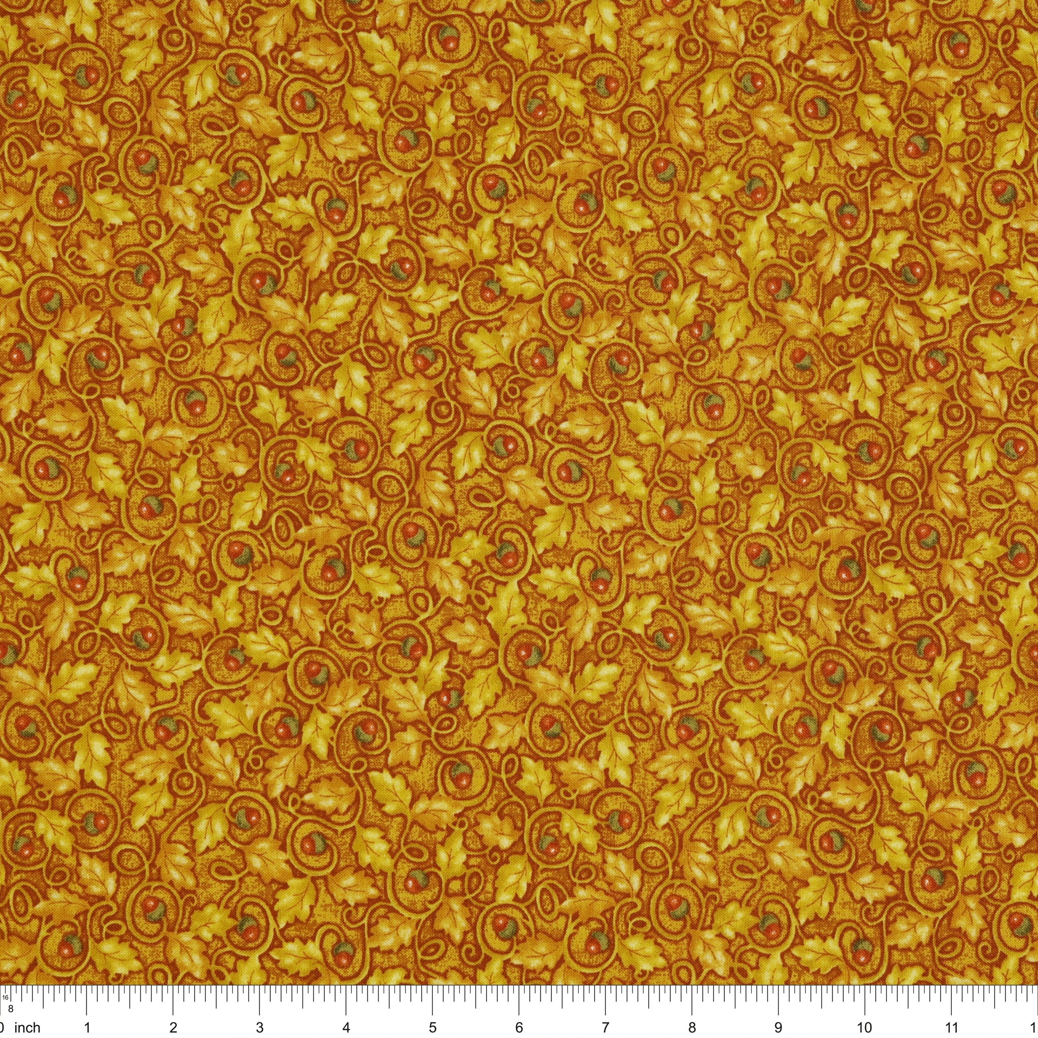 Wander Lane II Fabric Collection - Acorns Gold - Image 3