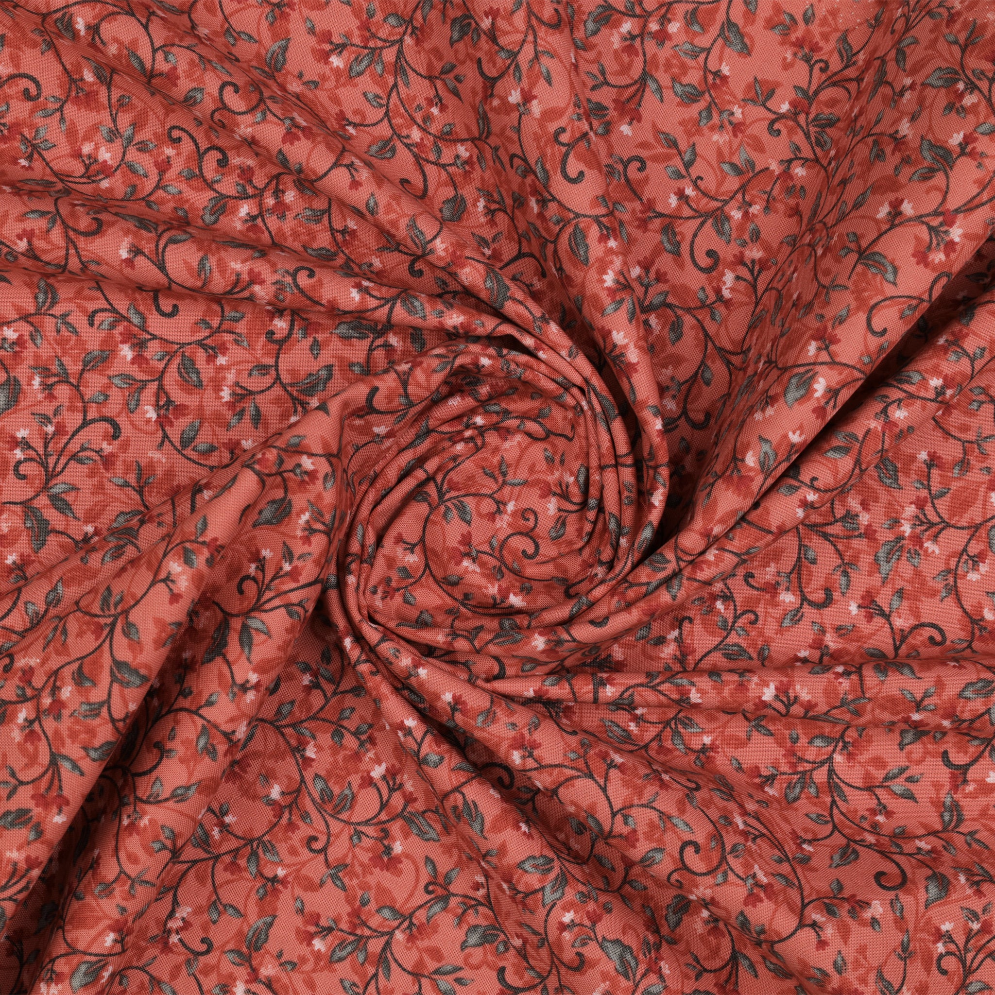 Wander Lane II Fabric Collection - Snow Drop Coral - Image 2