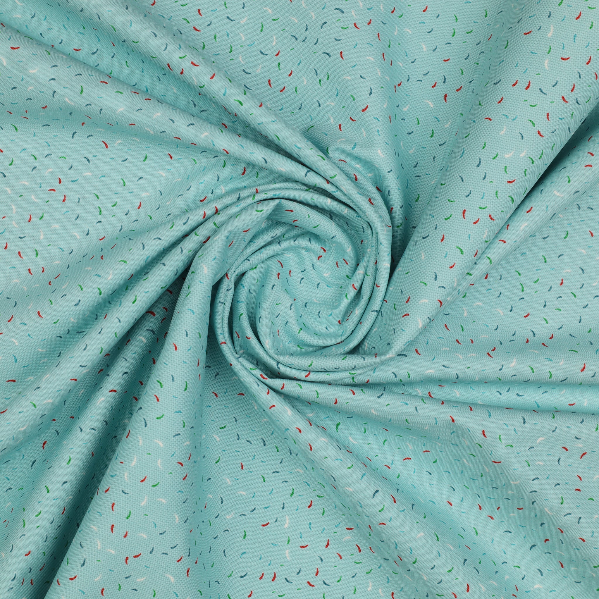 Wander Lane II Fabric Collection - Sprinkles Aqua - Image 2