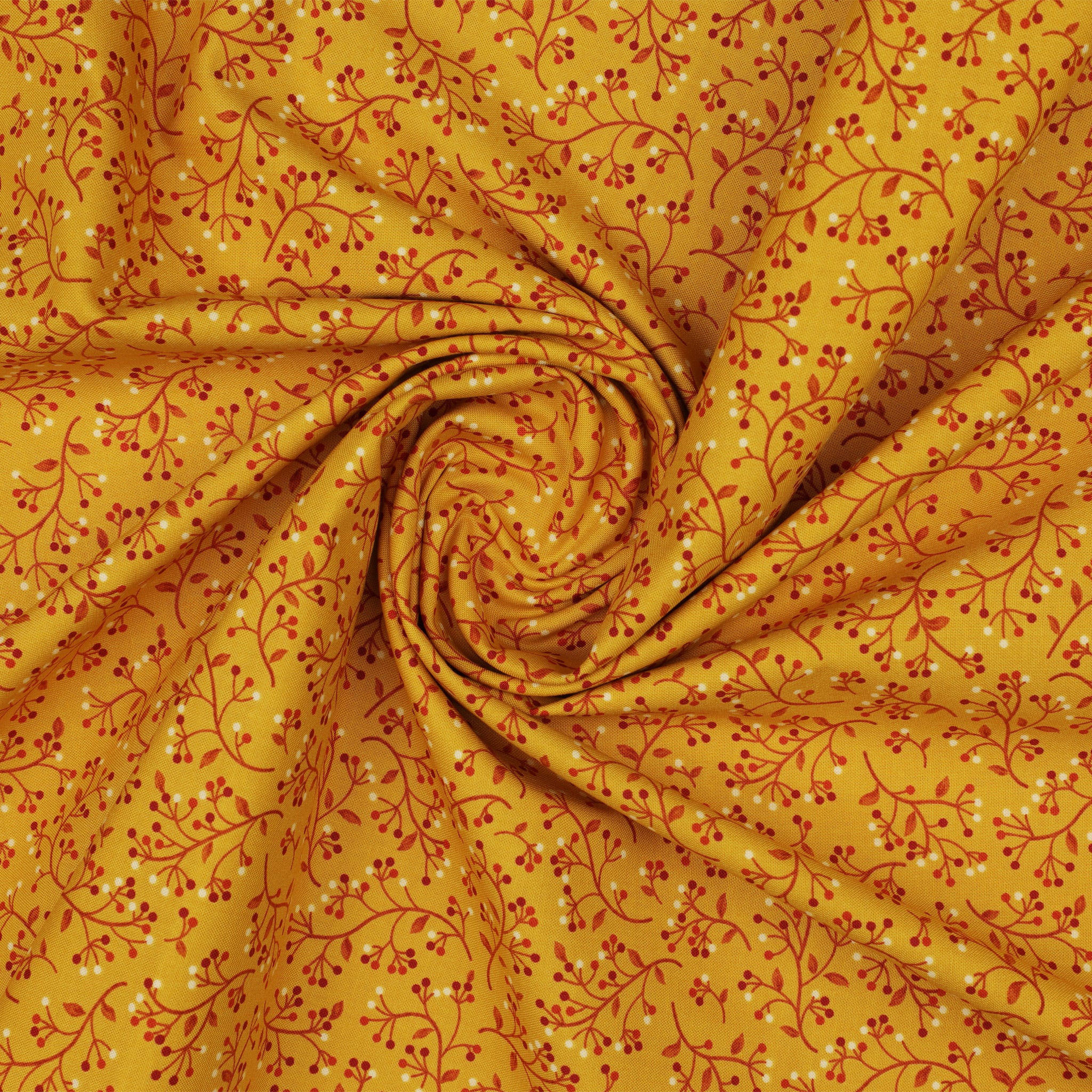Wander Lane II Fabric Collection - Winter Berry Pumpkin - Image 2