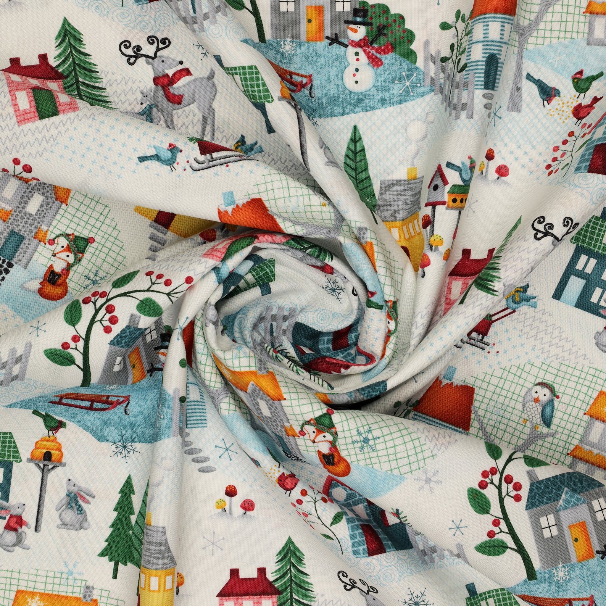 Wander Lane II Fabric Collection - Winter Wander Lane Ice - Image 2