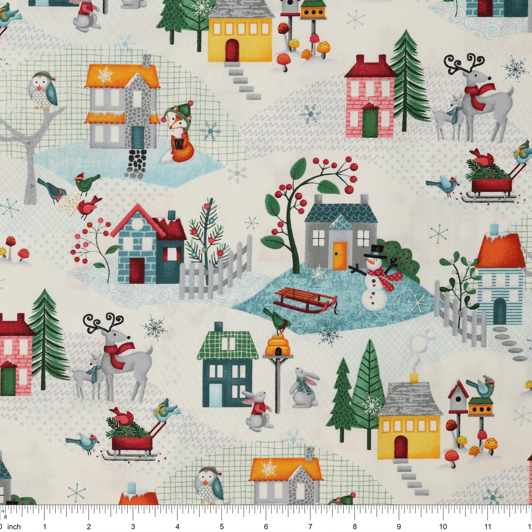 Wander Lane II Fabric Collection - Winter Wander Lane Ice - Image 3