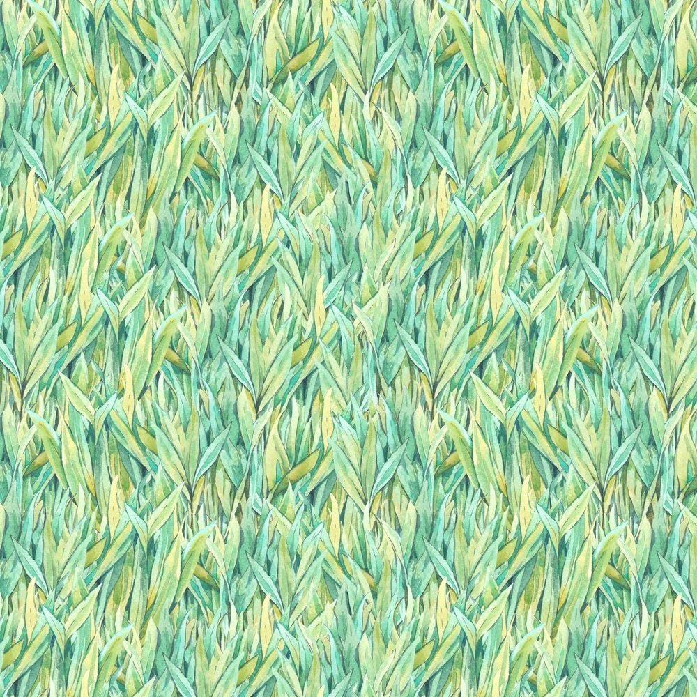 Watercolor Grass Fabric