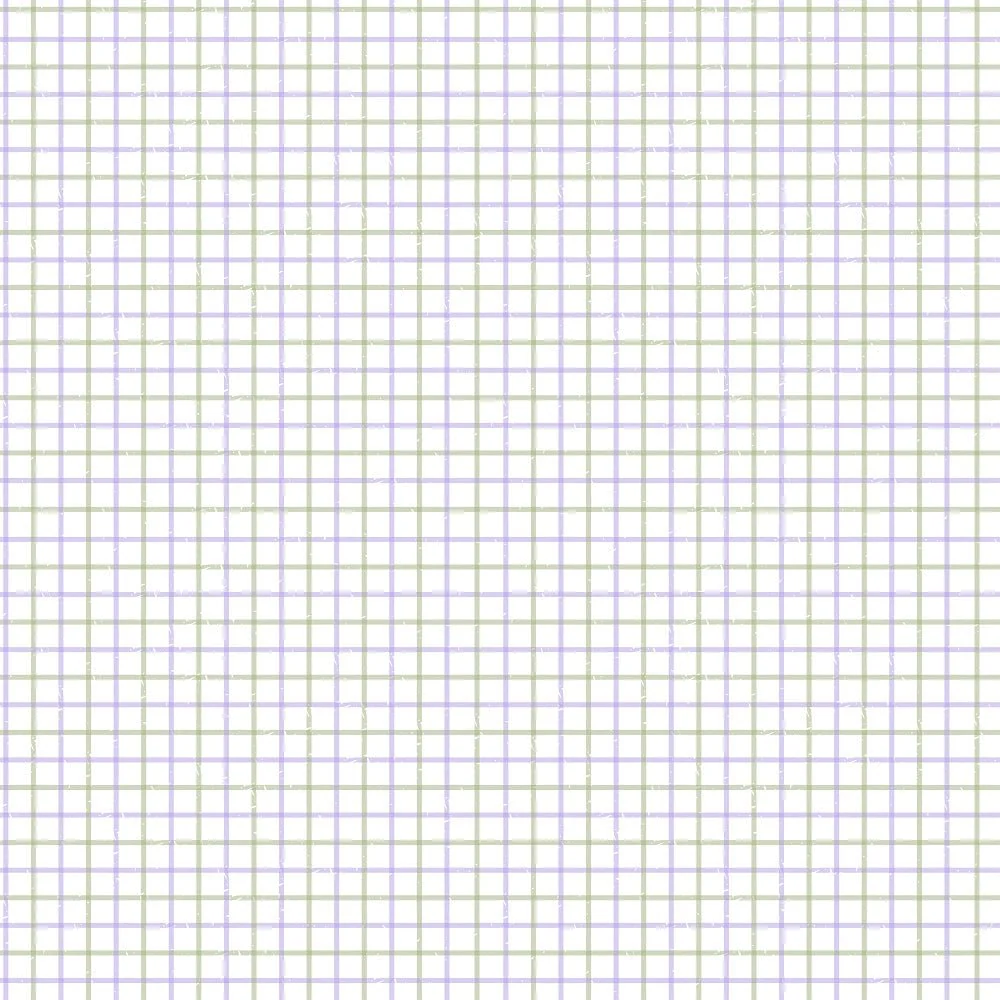 Watercolor Lavender Grunge Green and Purple Plaid Fabric