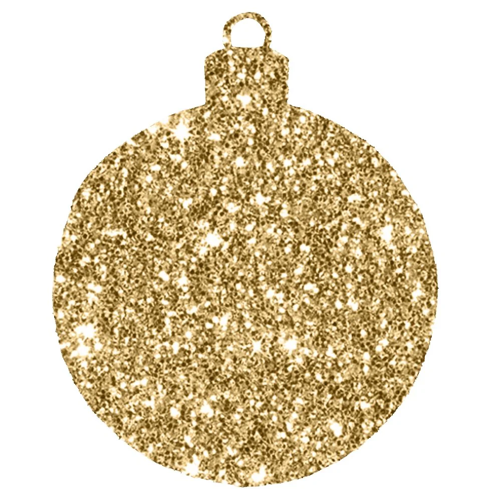 Watercolor Ornament Fabric Panel - Gold