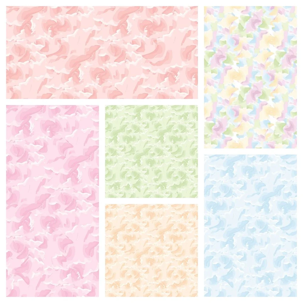 Watercolor Texture Charm Pack - 6 Pieces