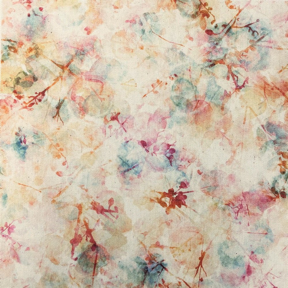 Watercolor Tree Branches Fabric - Multi - Image 2