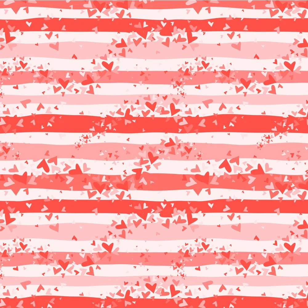 Wave Of Hearts Fabric