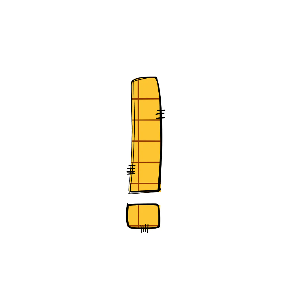 Western Cowboy Exclamation Mark Plaid Fabric Panel