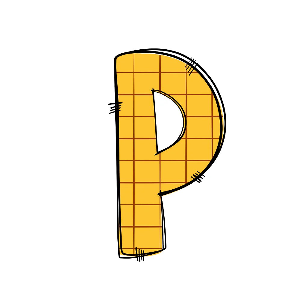 Western Cowboy ''P'' Plaid Fabric Panel