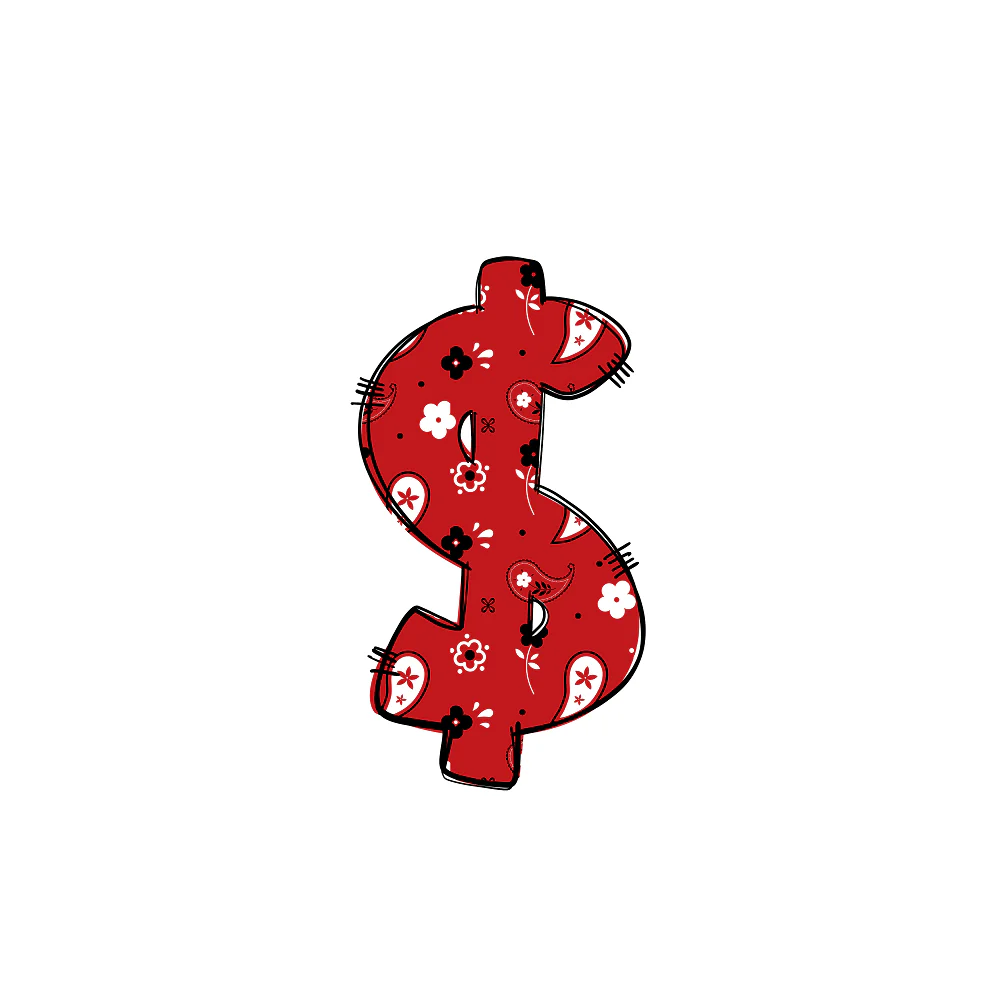 Western Cowboy ''$'' Paisley Fabric Panel