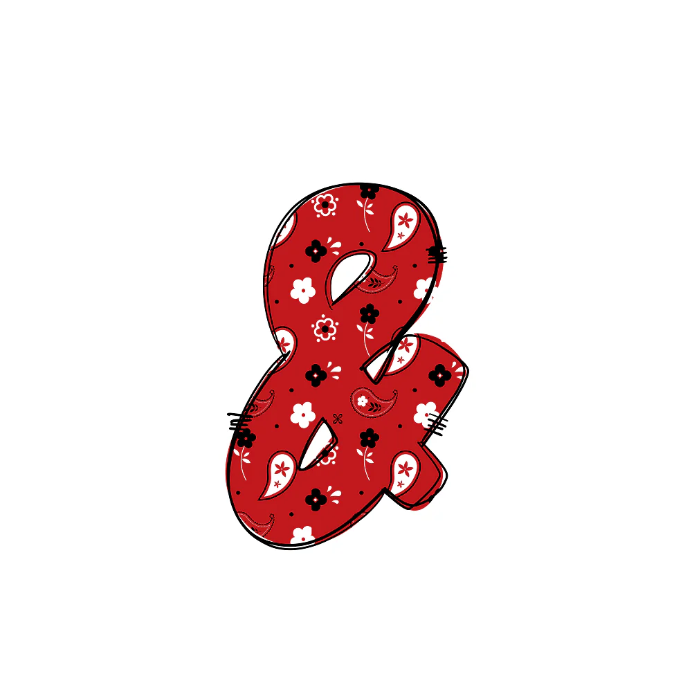 Western Cowboy ''&'' Paisley Fabric Panel