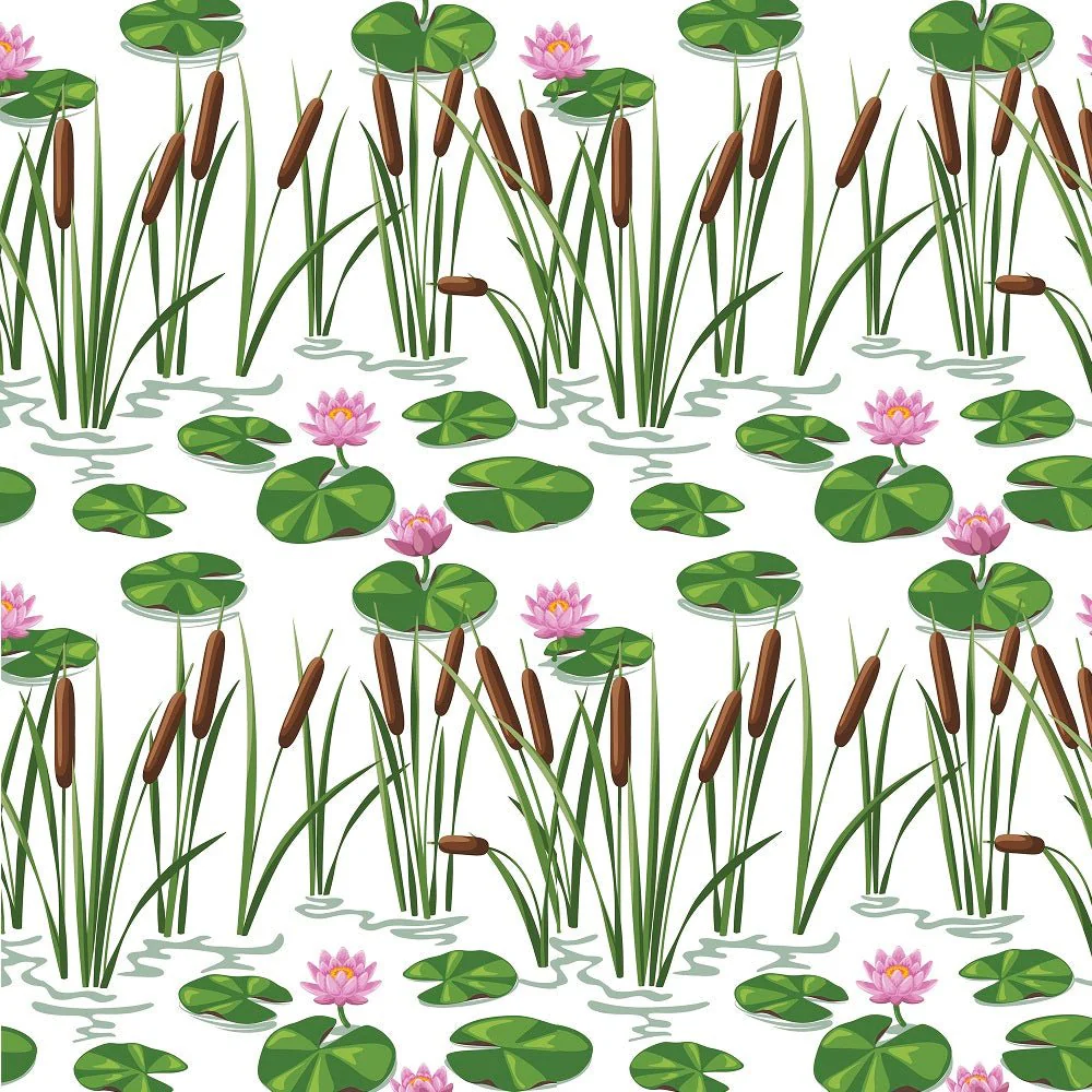 Wetland Plants Fabric