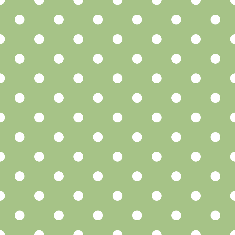 White Dots Fabric - Pistachio Green