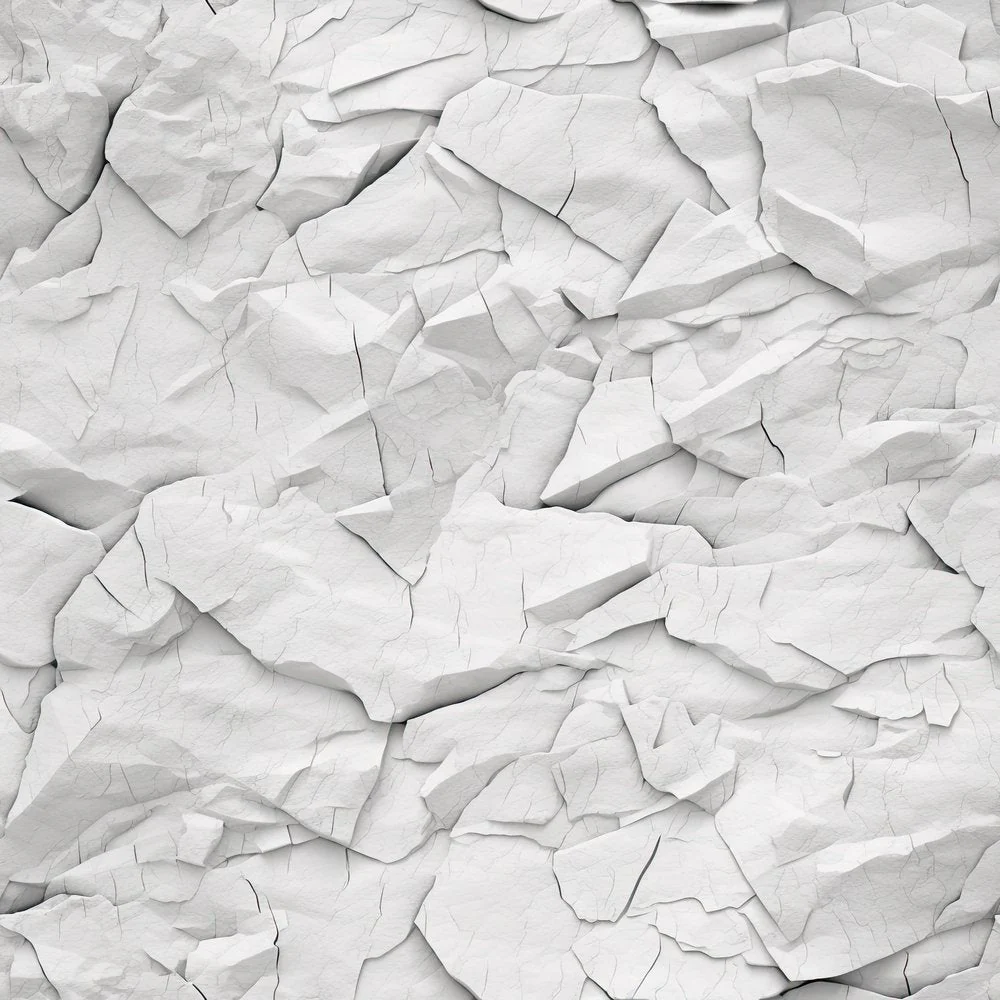 White Stone Texture Pattern #4 Fabric