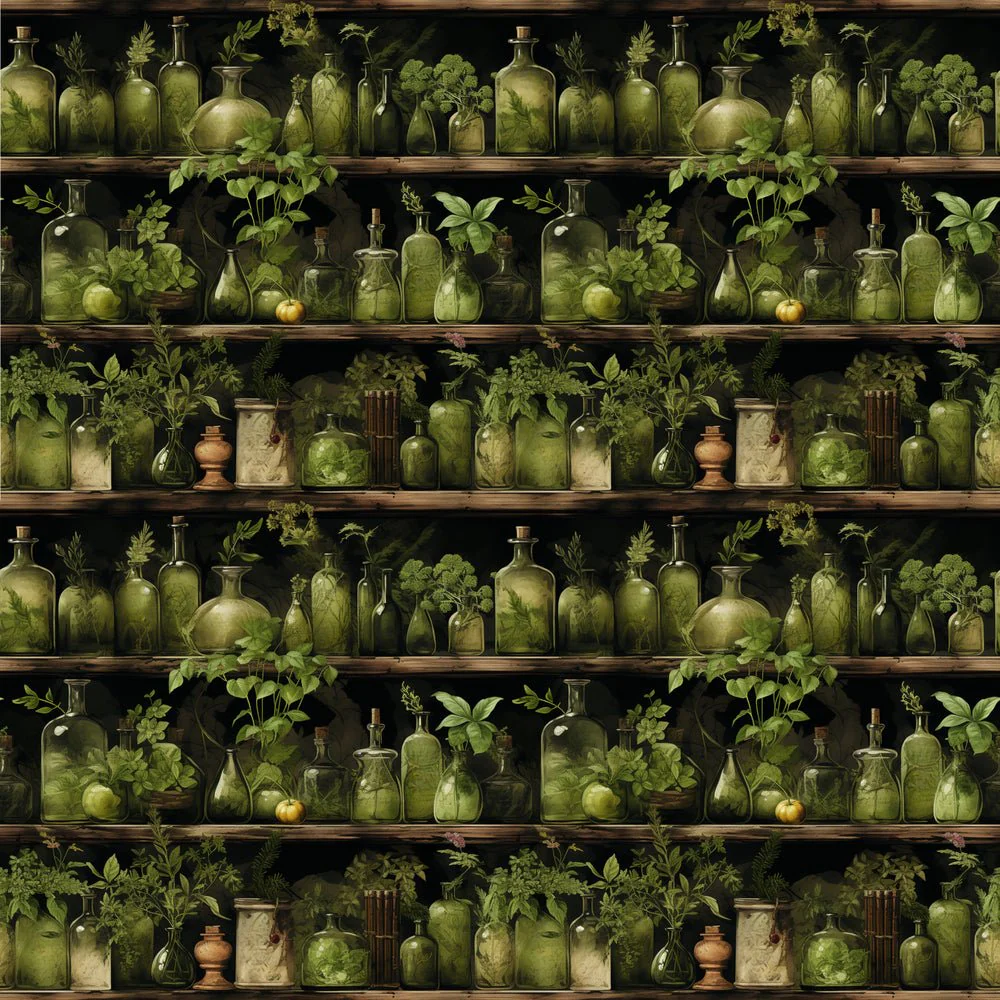 Wild Earth Apothecary Pattern #3 Fabric