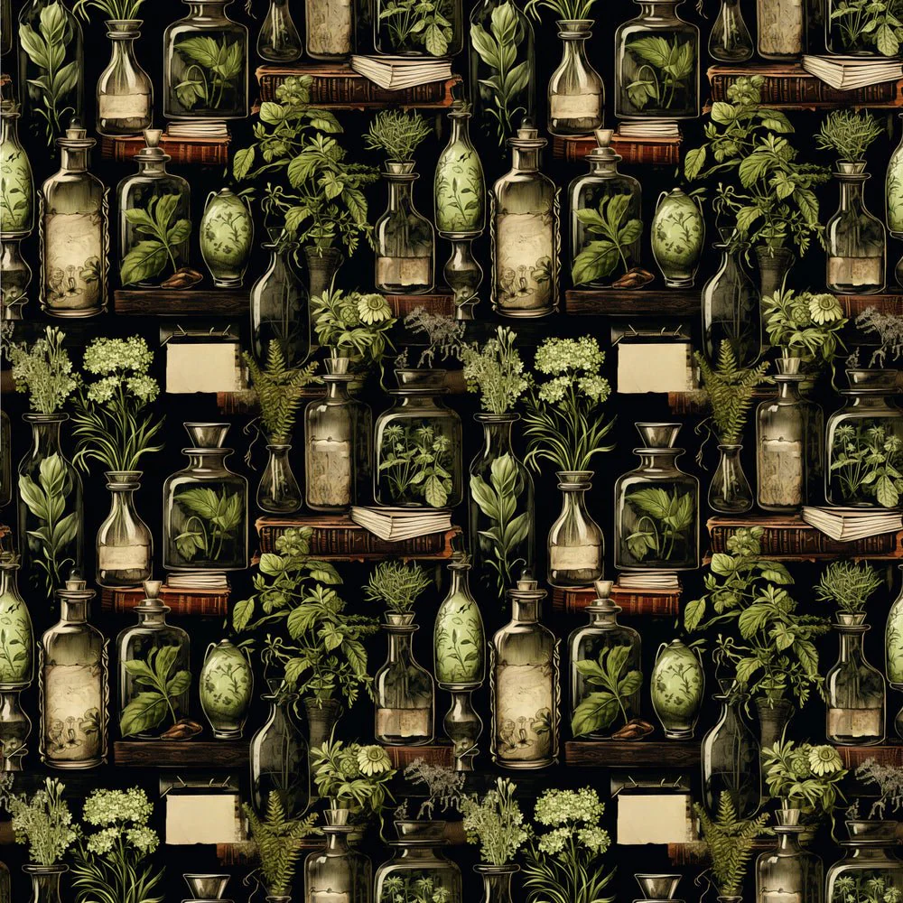 Wild Earth Apothecary Pattern #4 Fabric
