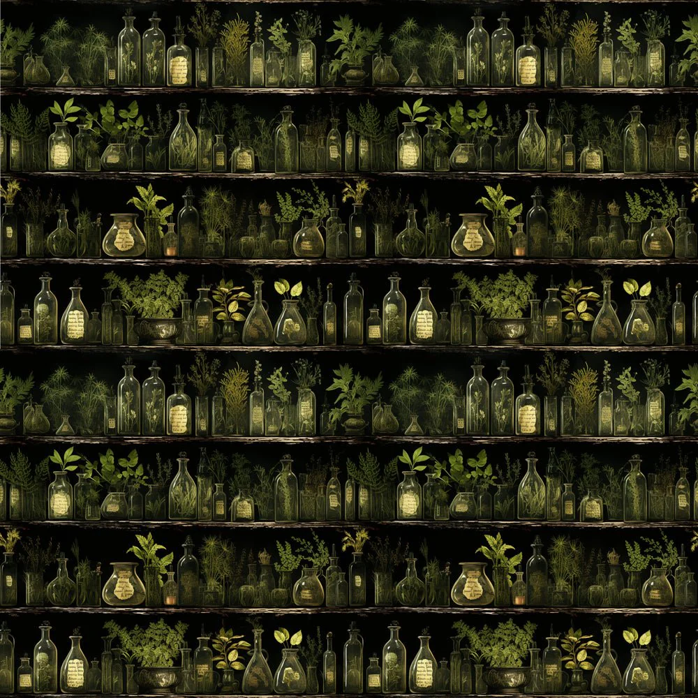 Wild Earth Apothecary Pattern #5 Fabric