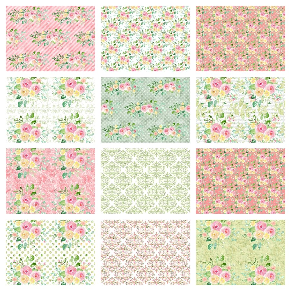 Wild Flower Fabric Collection - 1 Yard Bundle