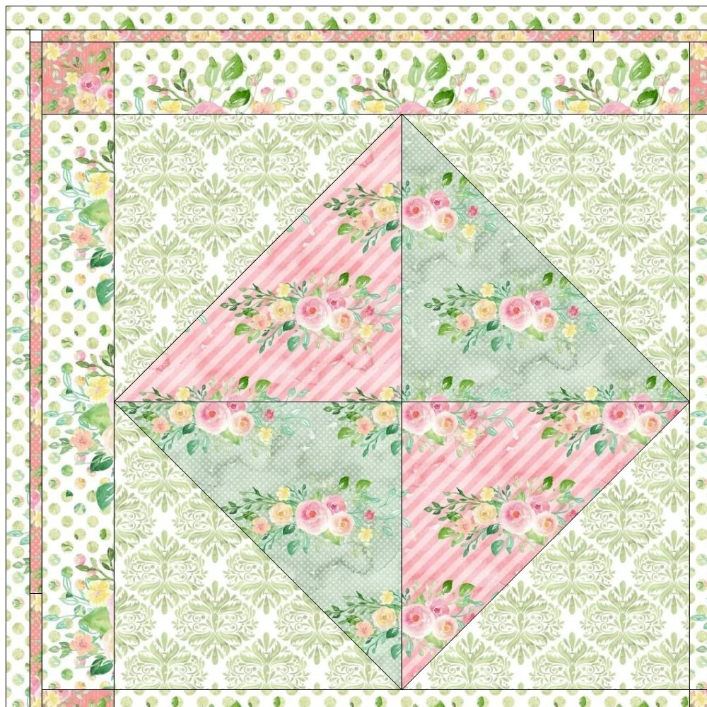 Wild Flower Quilt Kit - 70 1/2" x 70 1/2" - Image 3