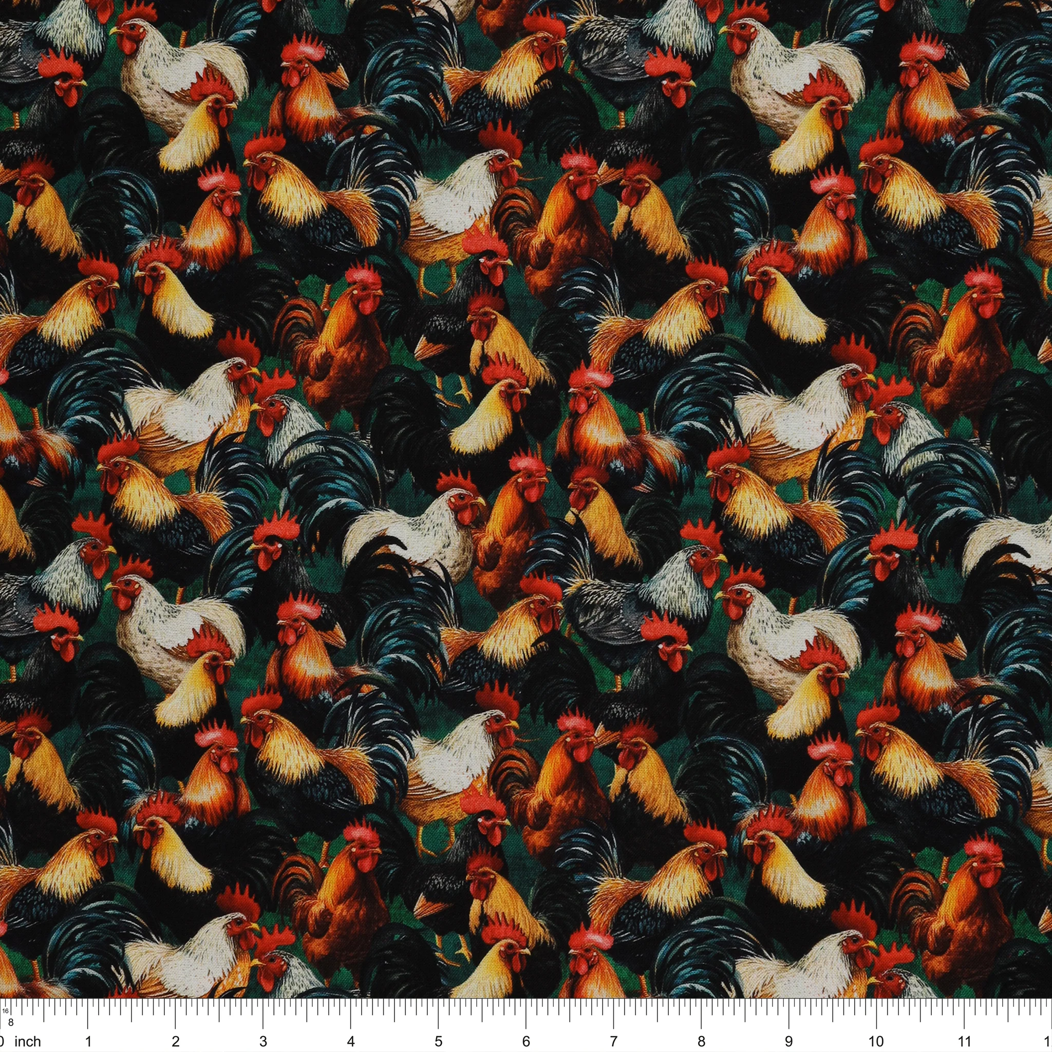 Wild Kingdom Fabric Collection - Debonair Roosters - Image 3