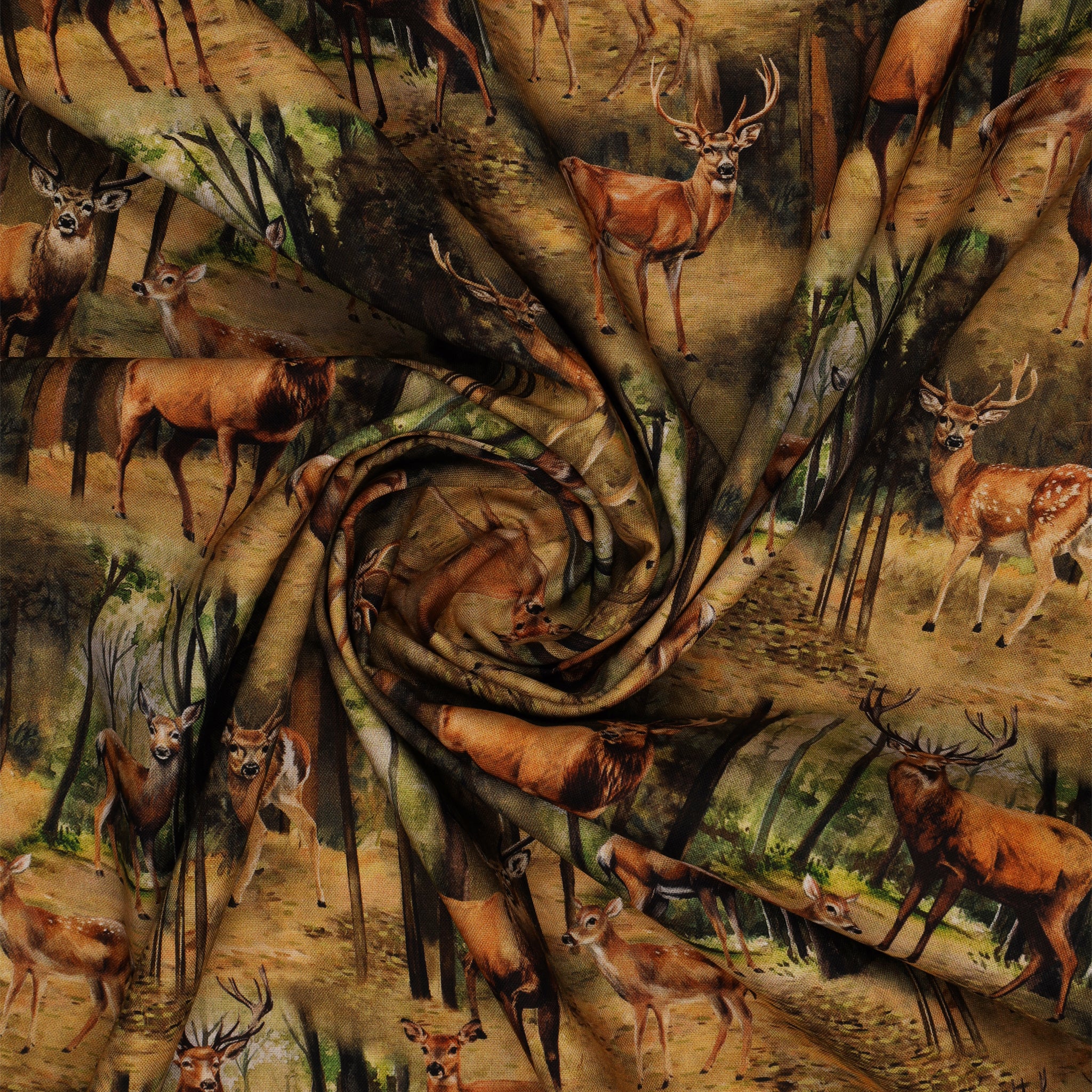 Wild Kingdom Fabric Collection - Distinguished Deer - Image 2