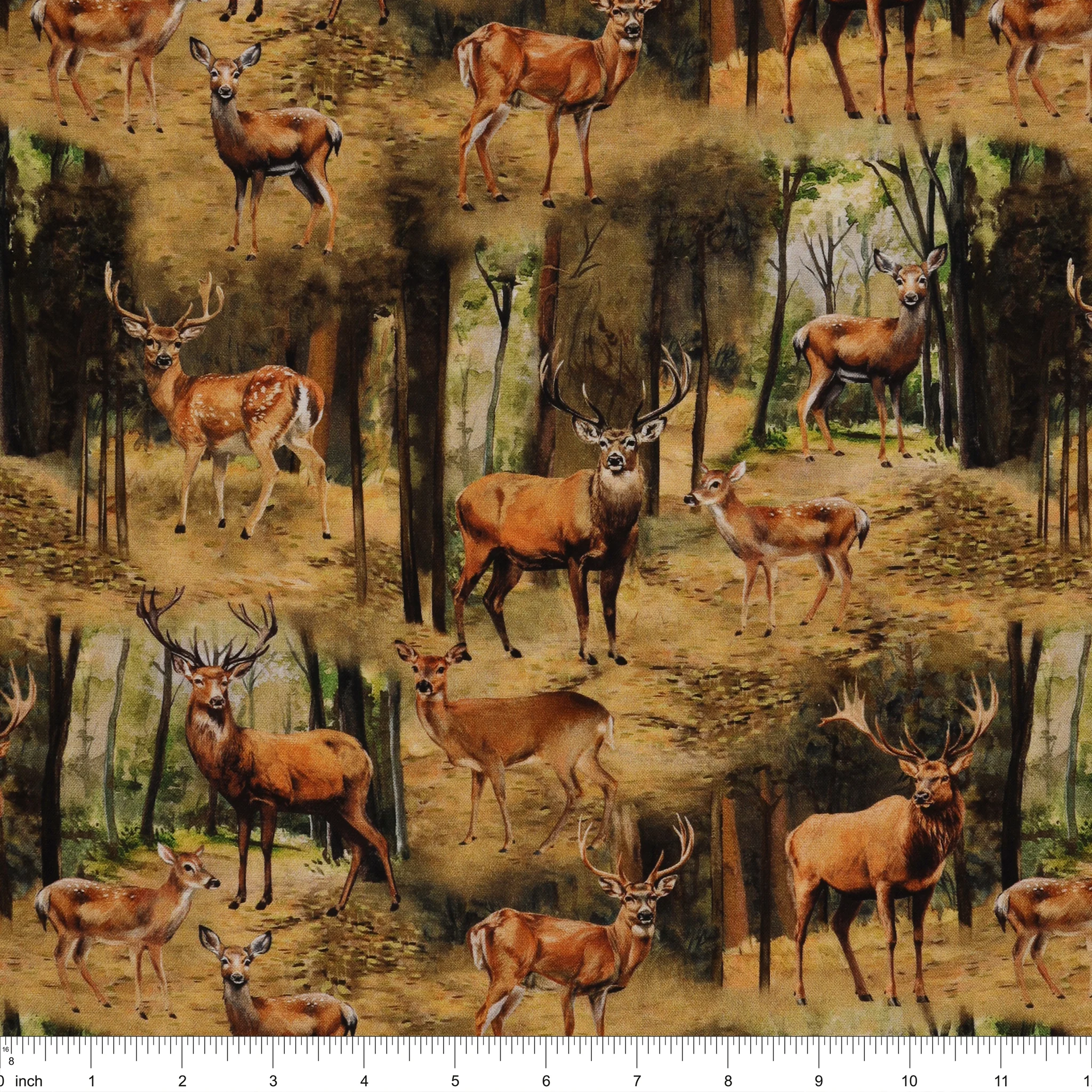 Wild Kingdom Fabric Collection - Distinguished Deer - Image 3