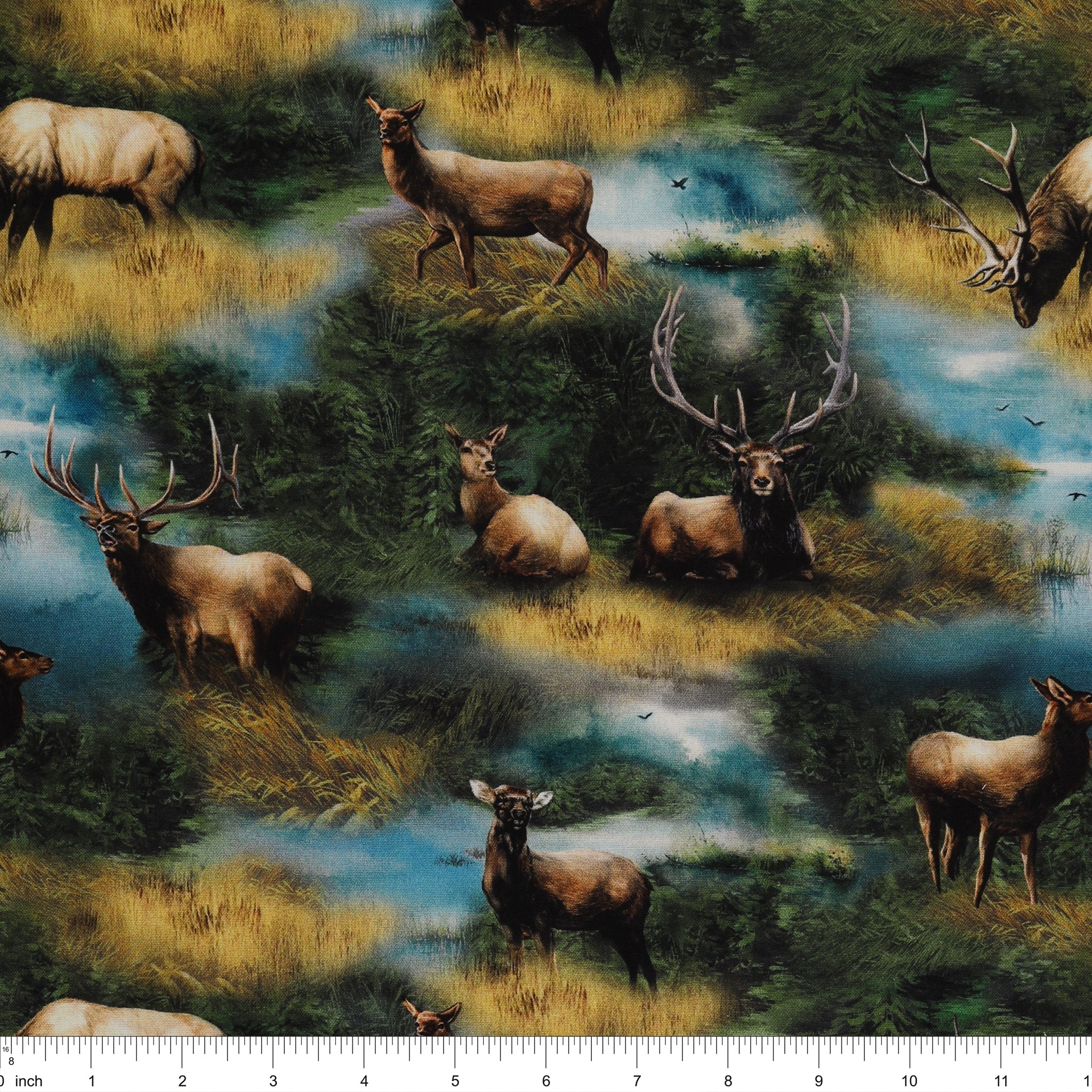 Wild Kingdom Fabric Collection - Elegant Elk - Image 3