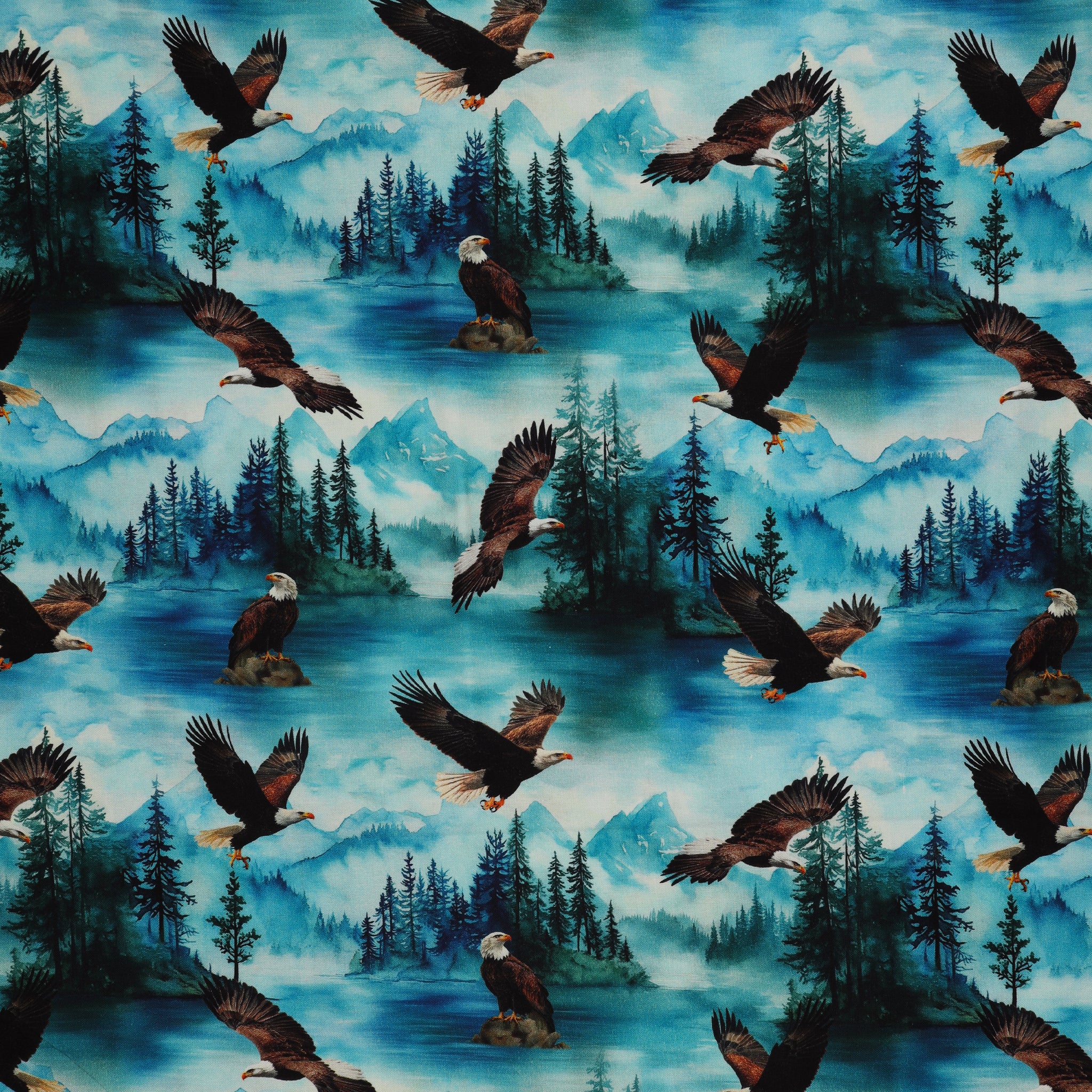 Wild Kingdom Fabric Collection - Regal Eagle
