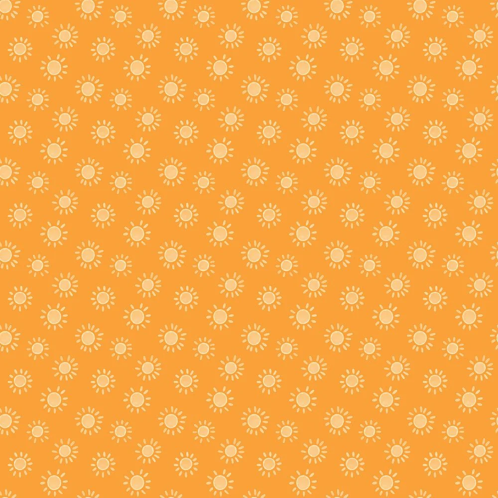 Wild West Blazing Sun Fabric