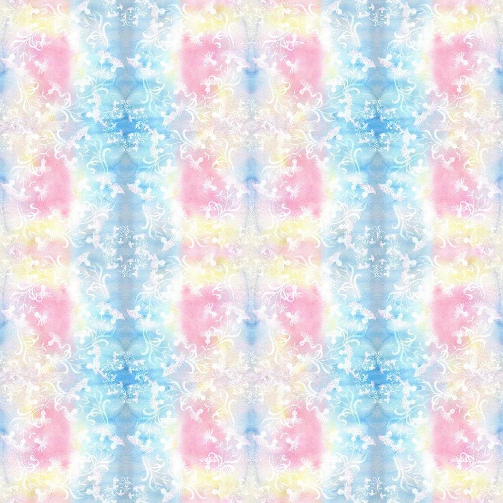 Wildflowers and Cornflowers Blender #2 Fabric
