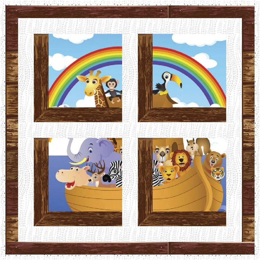 Window to the World, Noah's Ark Quilt Kit - 40" x 40"