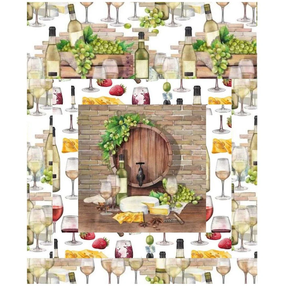 Wine Not? Mini Wall Hanging 9" x 9"
