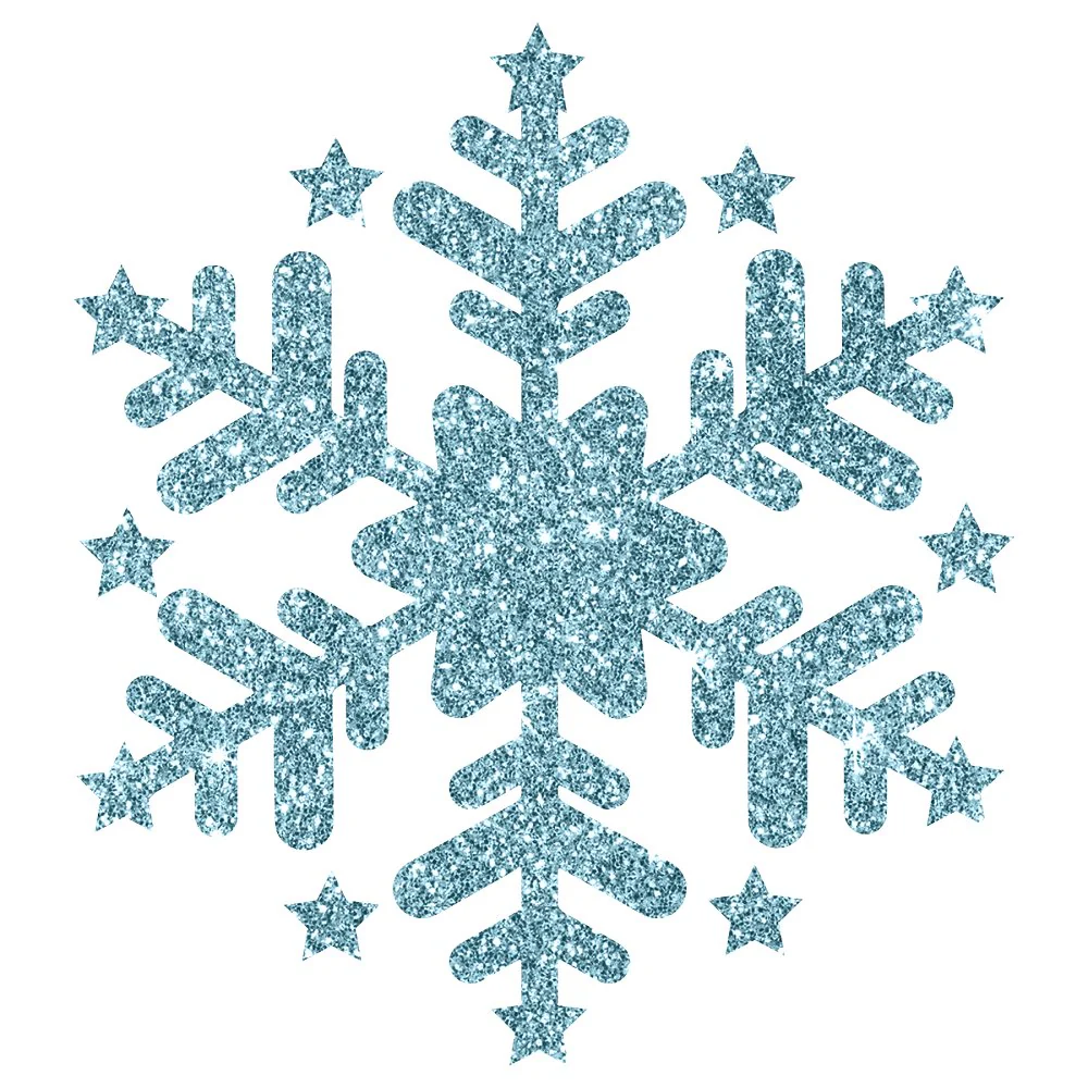 Winter Animals Snowflake Fabric Panel