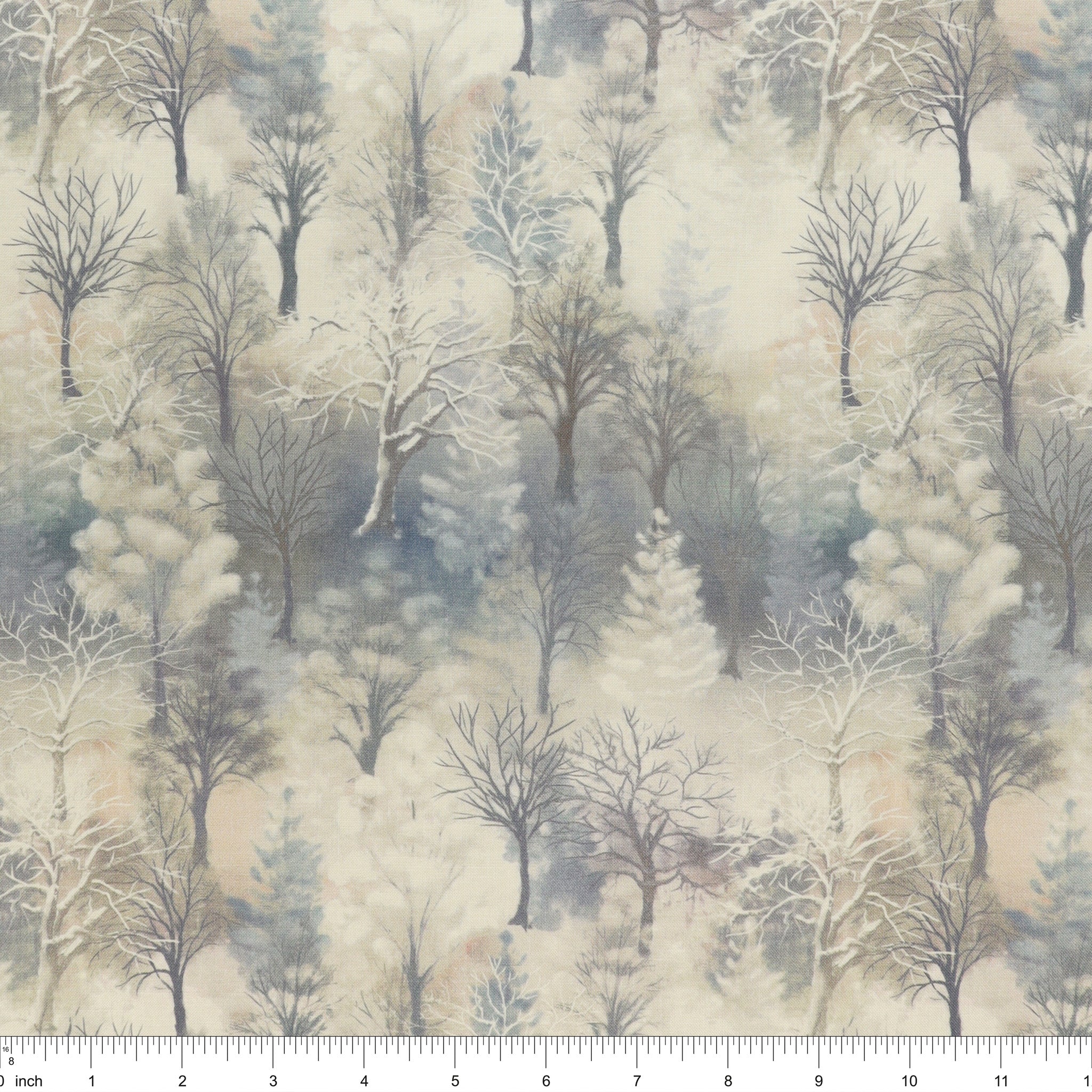 Winter Whisper Fabric Collection - Winter Woods Day - Image 2
