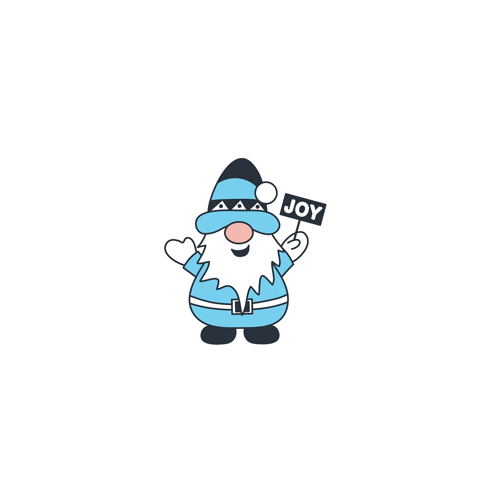 Winter Wonderland Gnome & Sign Fabric Panel