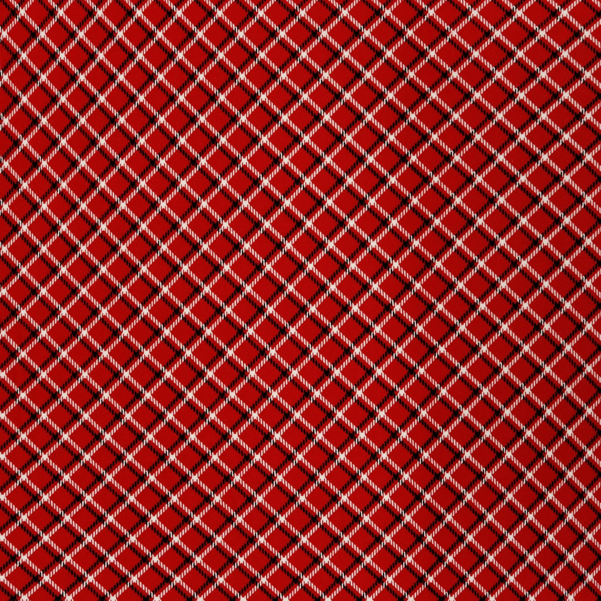 Winter Wonders Flannel Fabric Collection - Winter Wonders Plaid Red