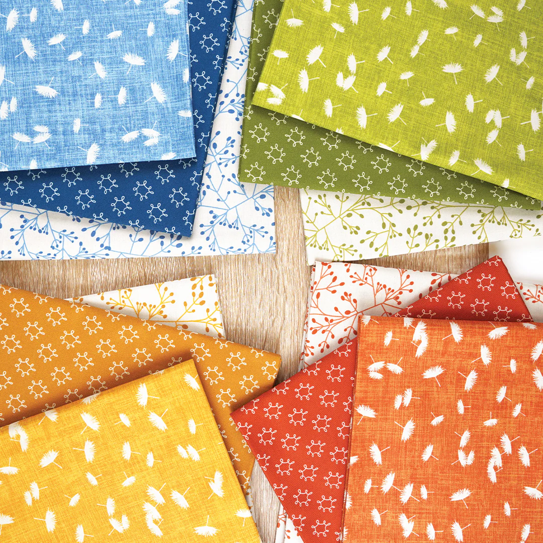 Wishflower Fabric Collection - Dandy Dark Gold - Image 7