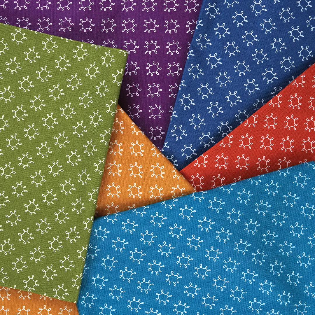 Wishflower Fabric Collection - Dandy Dark Gold - Image 5