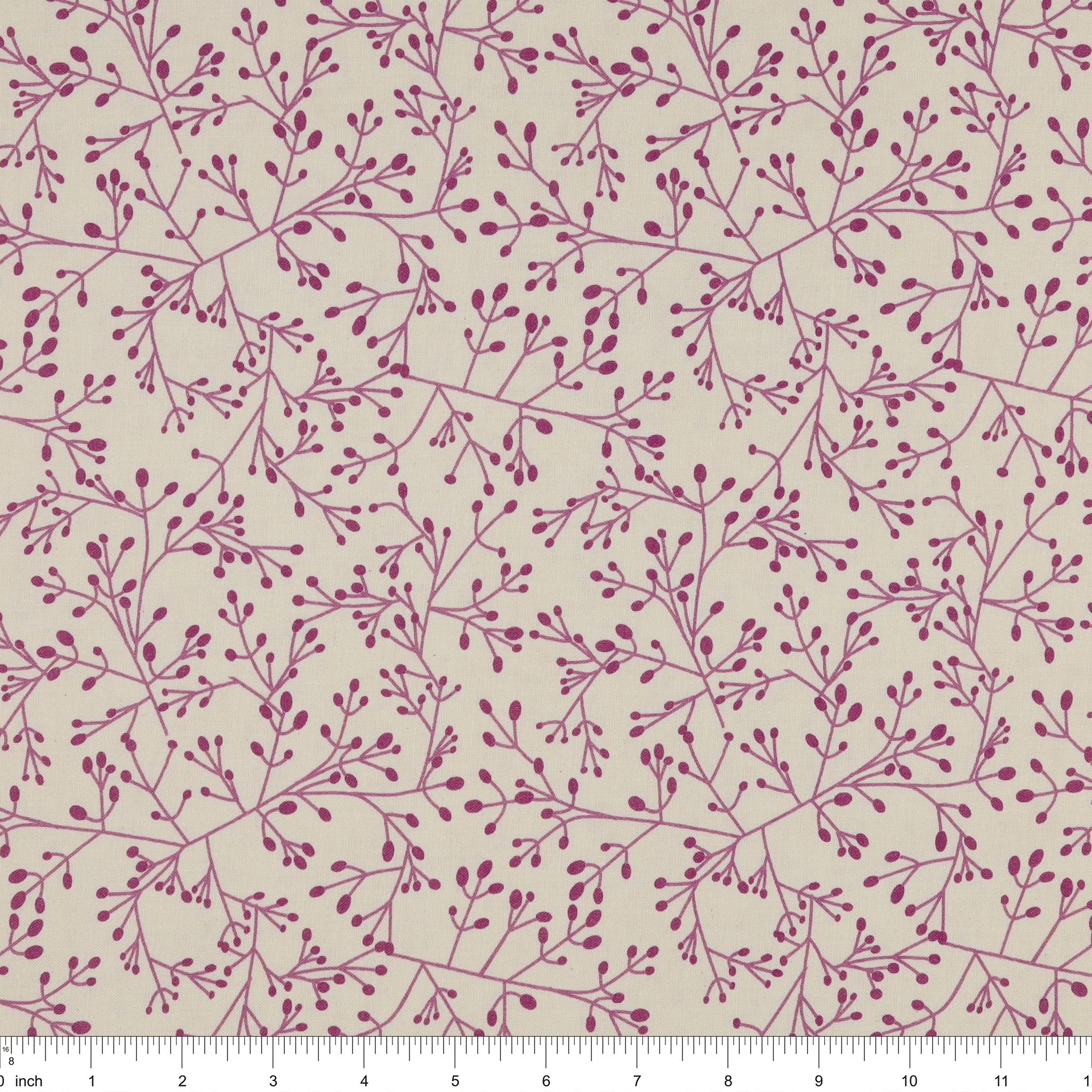 Wishflower Fabric Collection - Tallium Tangle Purple - Image 3