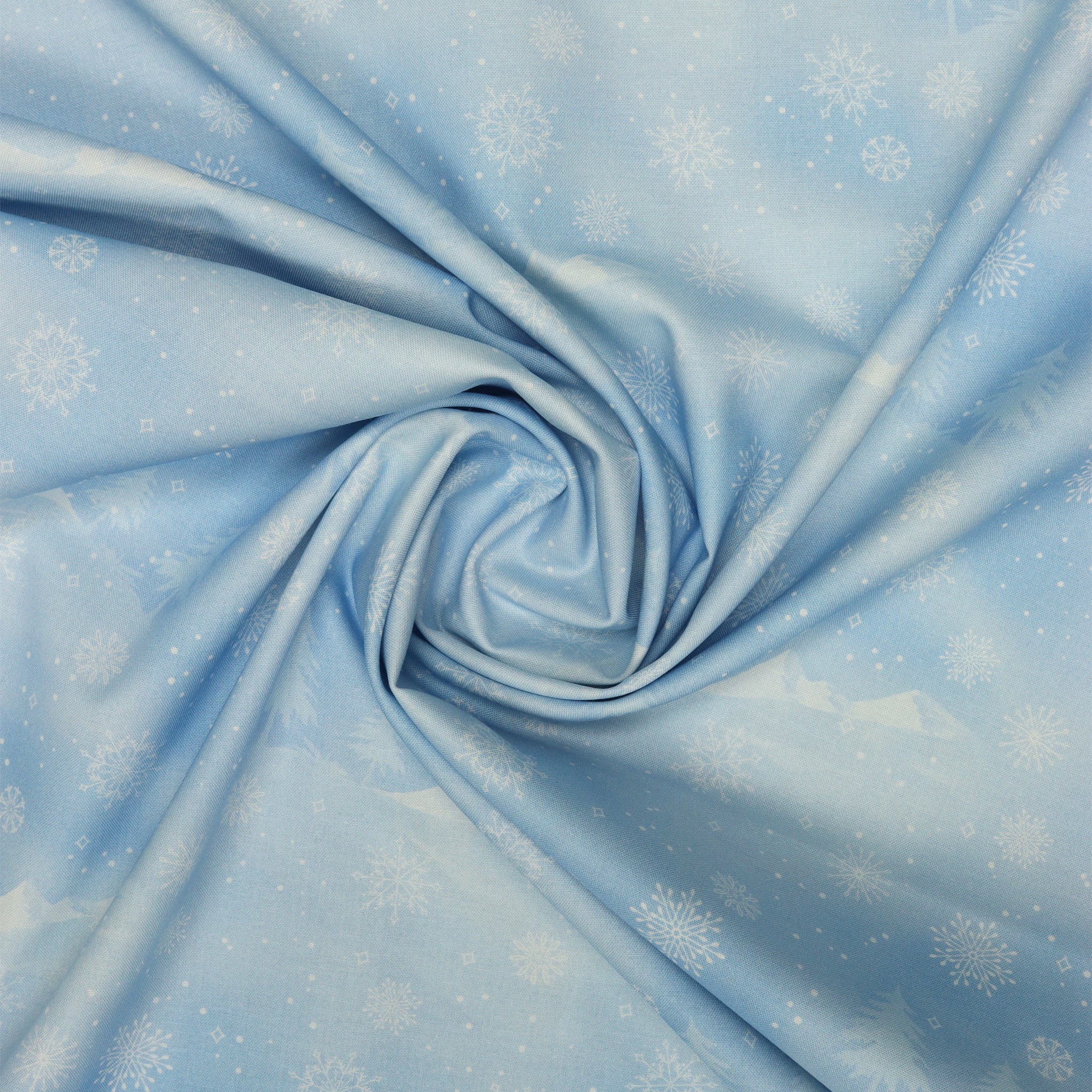 Woodland Wonderland Fabric Collection - Mountain View Light Blue - Image 2
