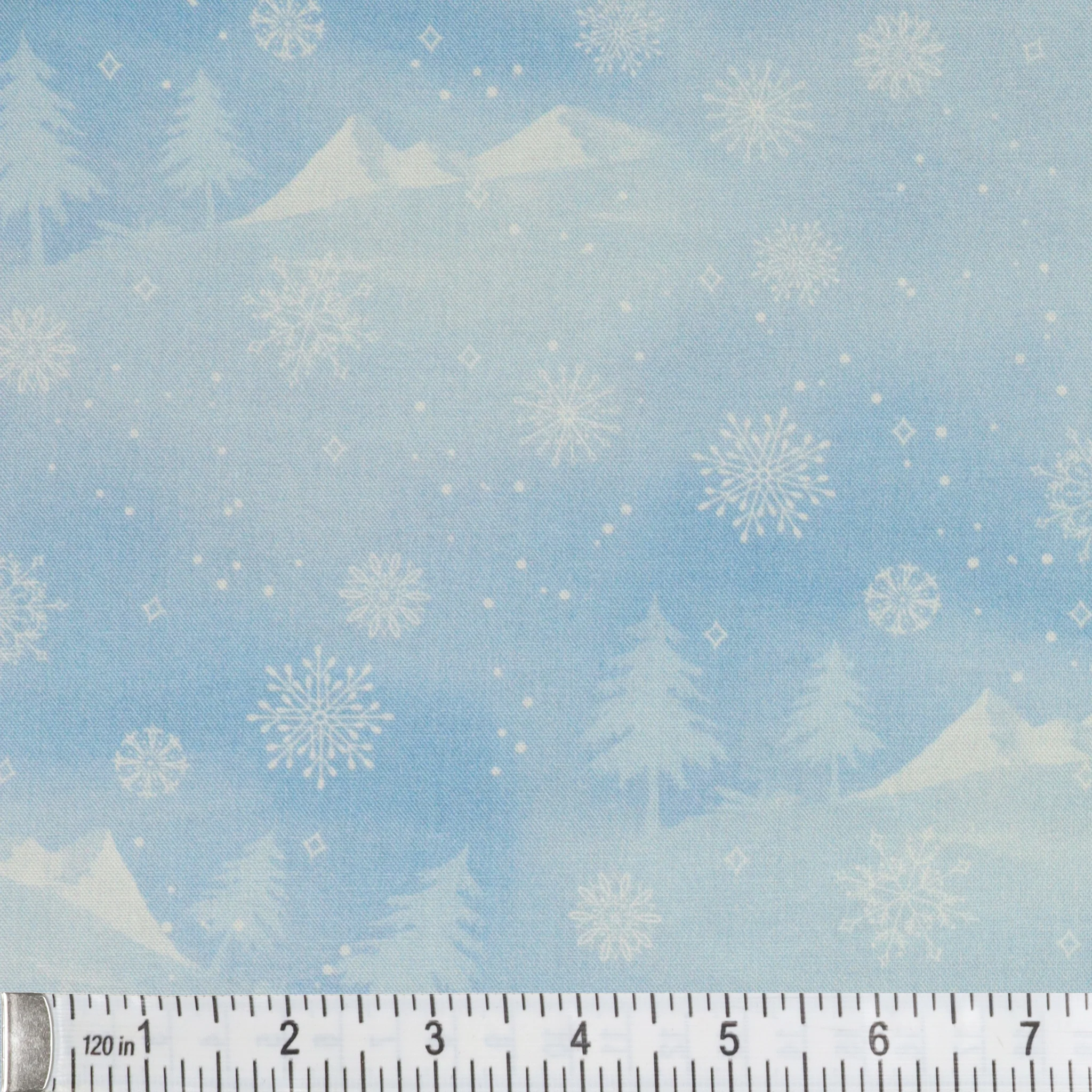 Woodland Wonderland Fabric Collection - Mountain View Light Blue - Image 3