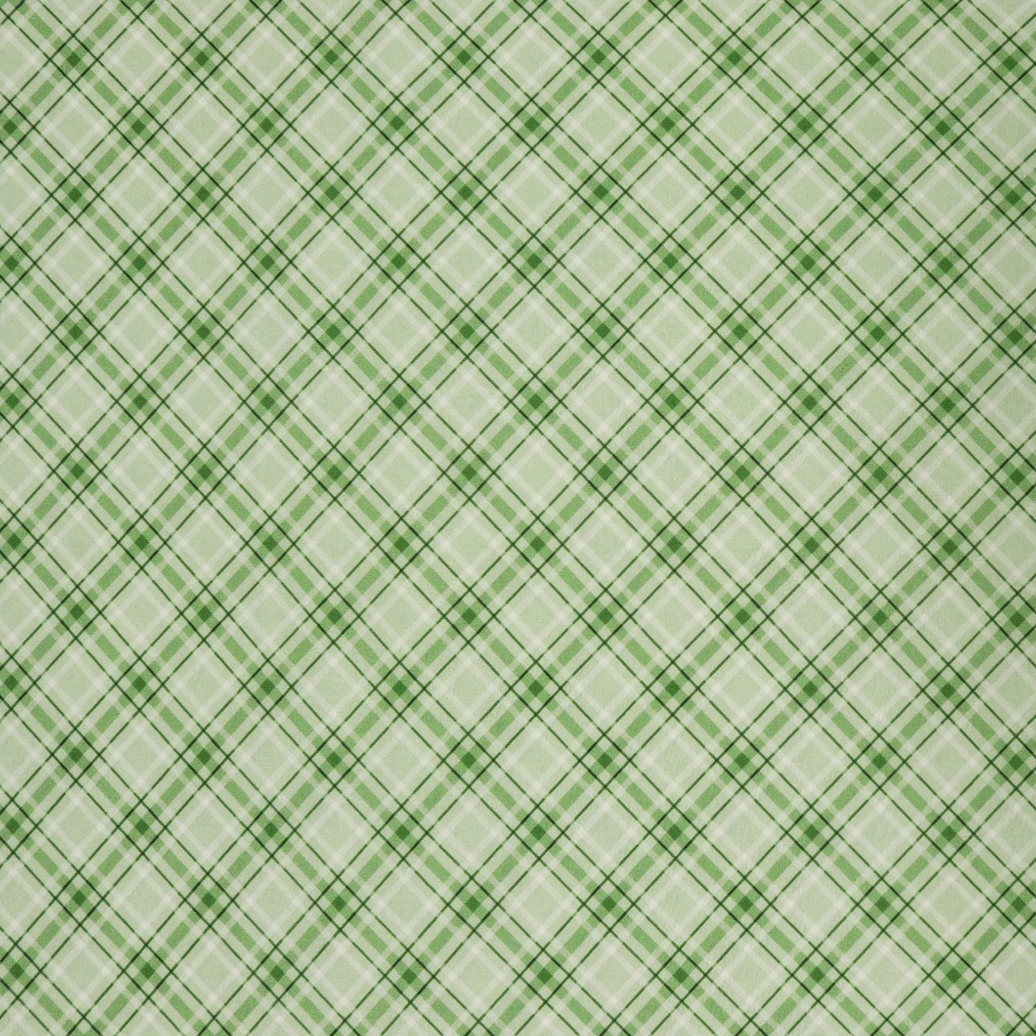 Woodland Wonderland Fabric Collection - Plaid Wonderland Green