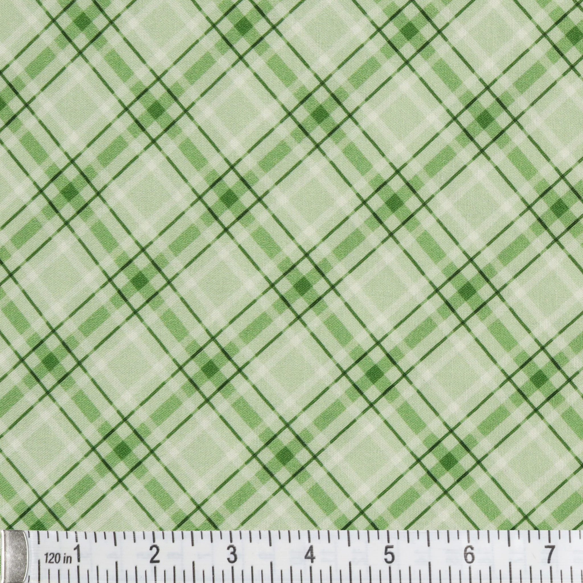 Woodland Wonderland Fabric Collection - Plaid Wonderland Green - Image 3