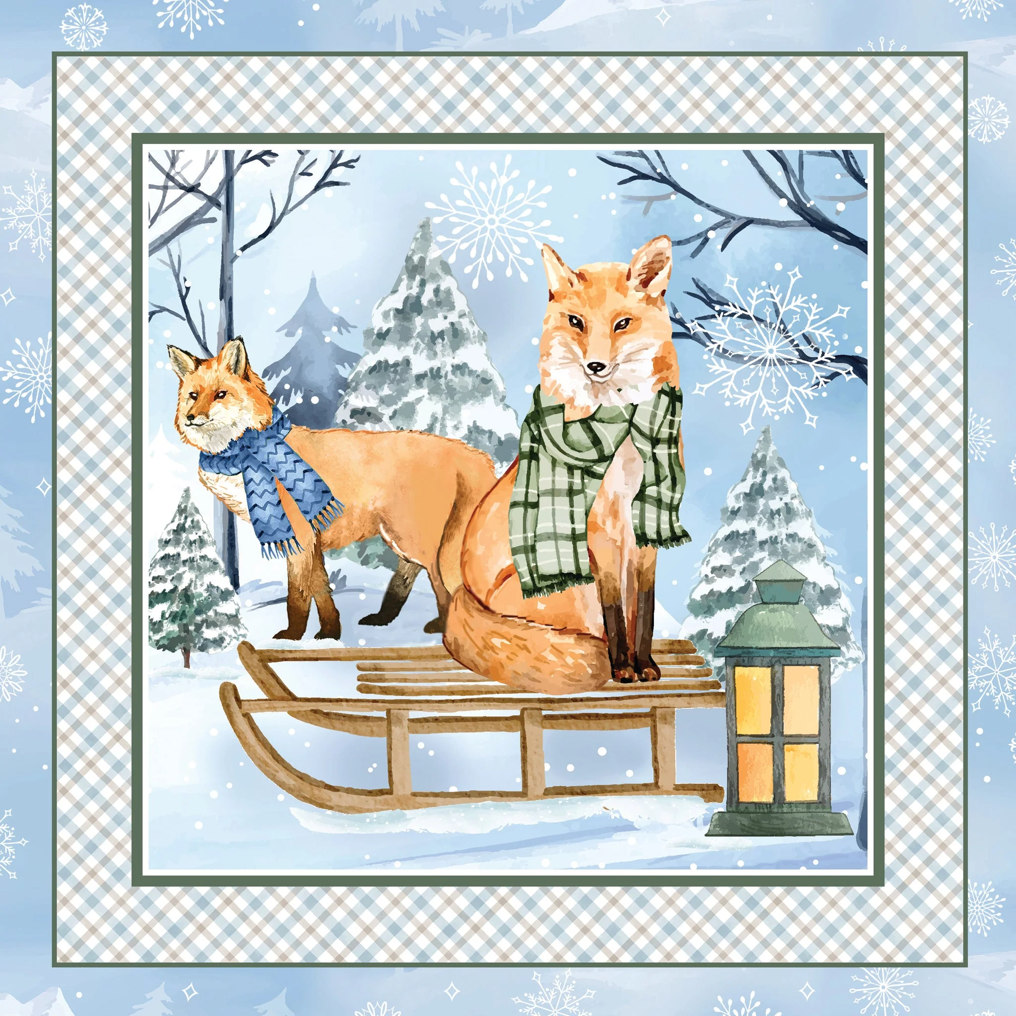 Woodland Wonderland Fabric Collection - Woodland Panel - Image 5